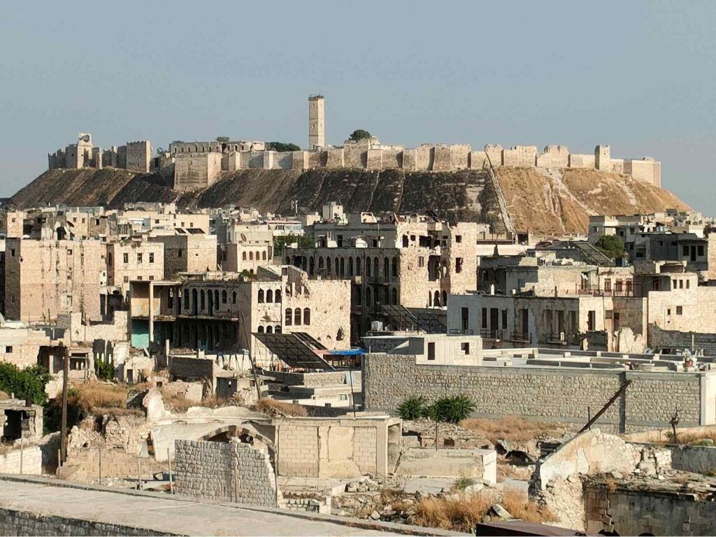 View of Aleppo citadel