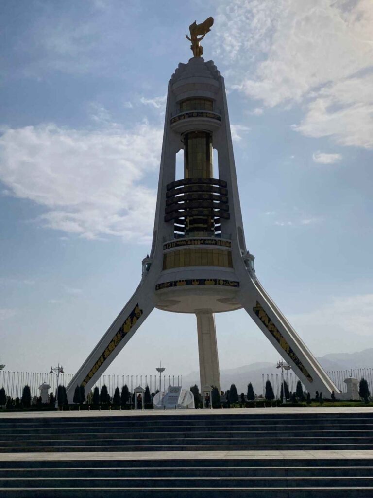 The Monument of Neutrality in Ashgabat