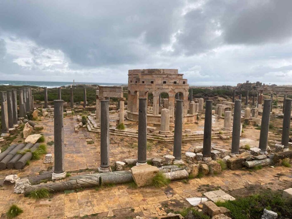 Leptis Magna piac