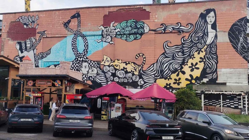 Graffitis Brazil utca Minszk