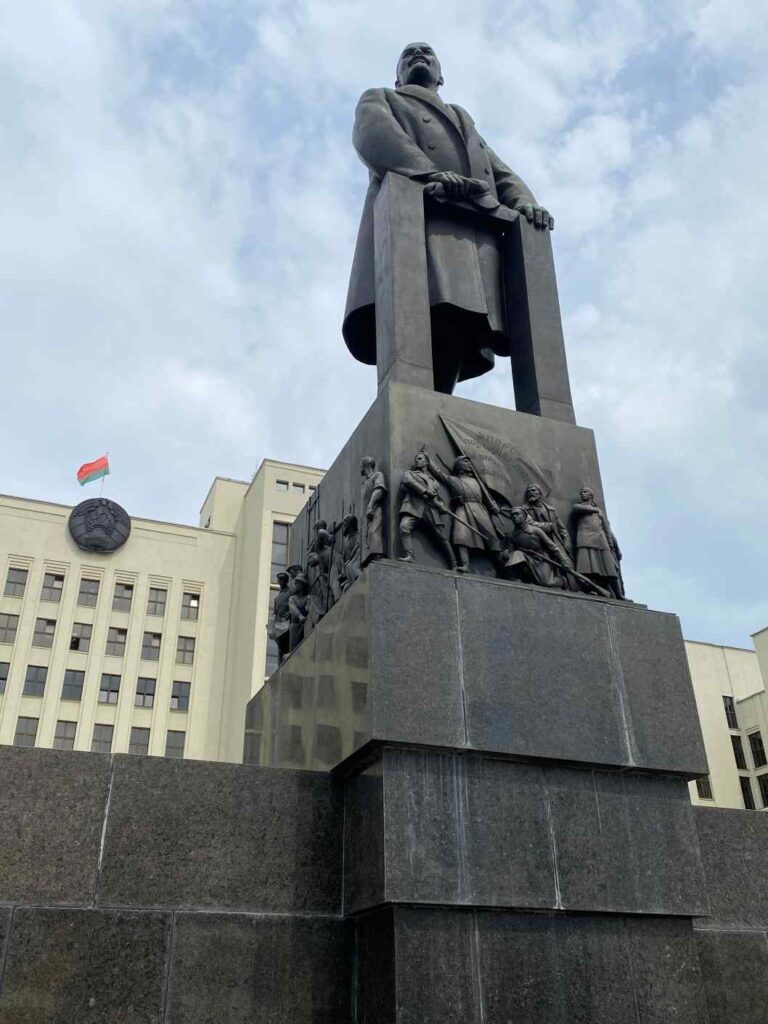 Lenin szobor Minszkben