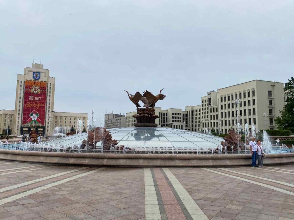 Minszk a függetlenség tere