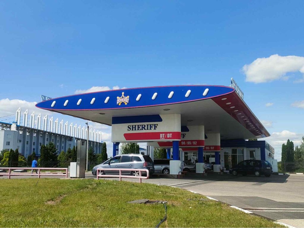Transznisztria Sheriff benzinkut