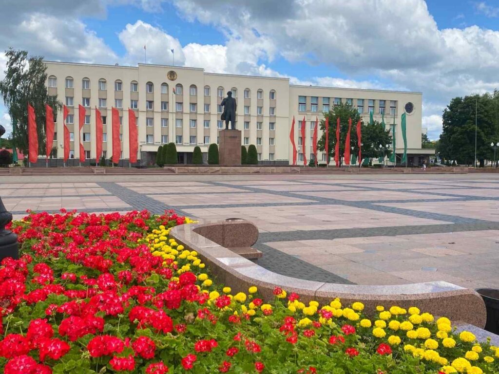 Lenin szobor Grodnoban