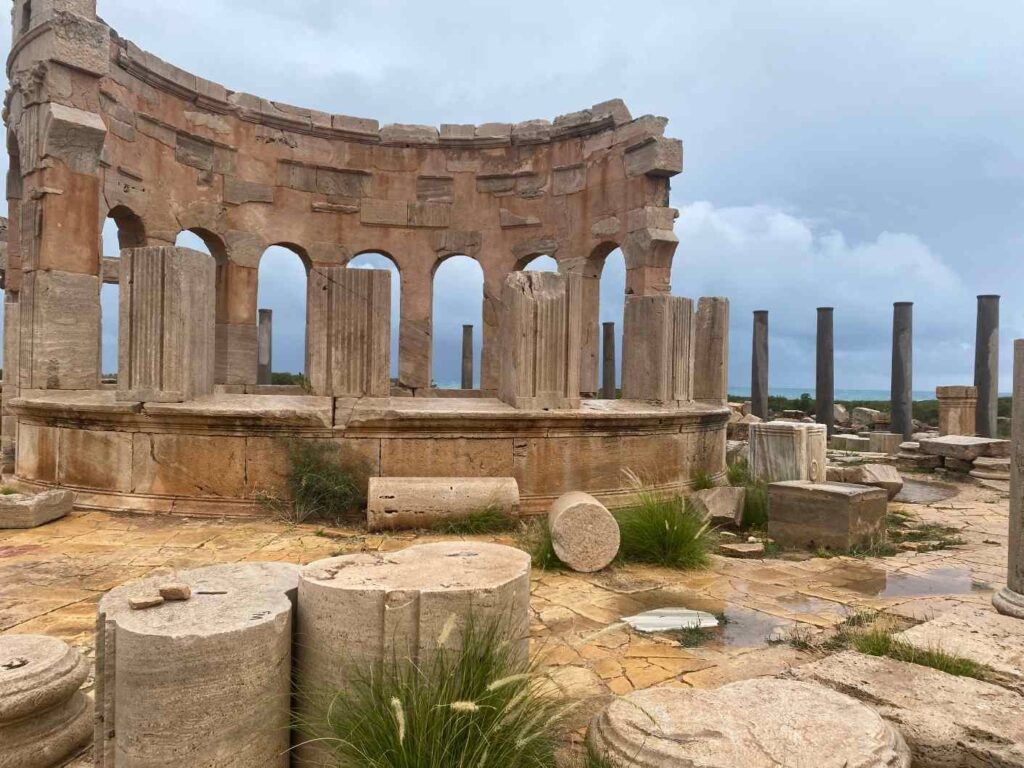 Leptis Magna piac