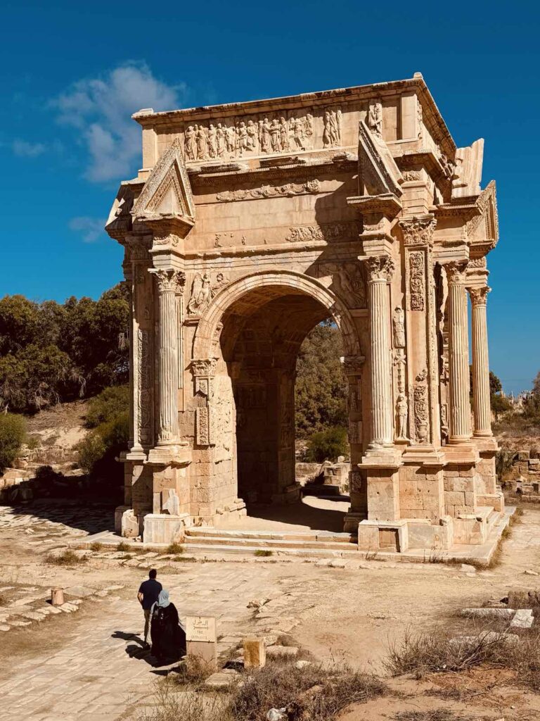 Leptis Magna Septimus Severus diadaliv