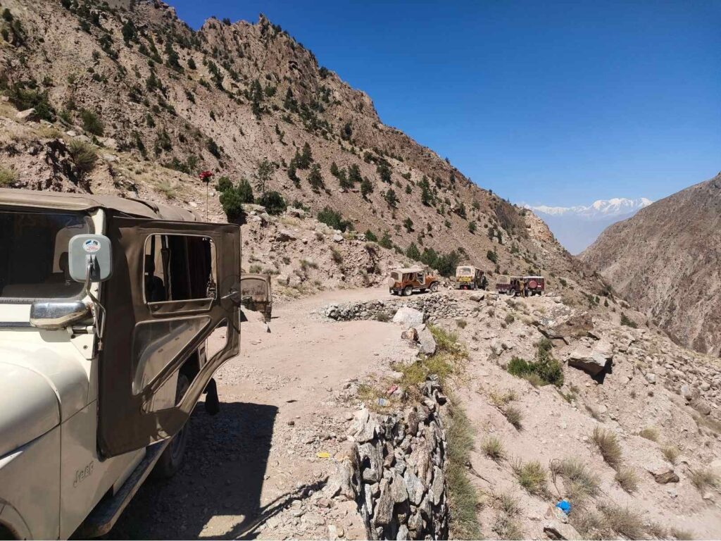 Úton Fairy Meadows felé