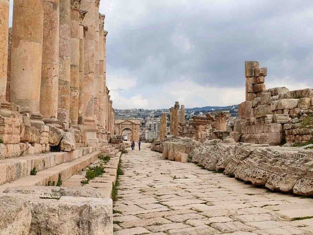 Jerash romjai