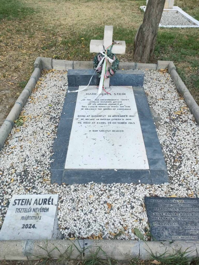 Stein Aurél sírja Kabulban